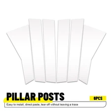 For Honda CR-V Chrome 2017-2022 Window Pillar Post Molding Trim Protector 6PCS