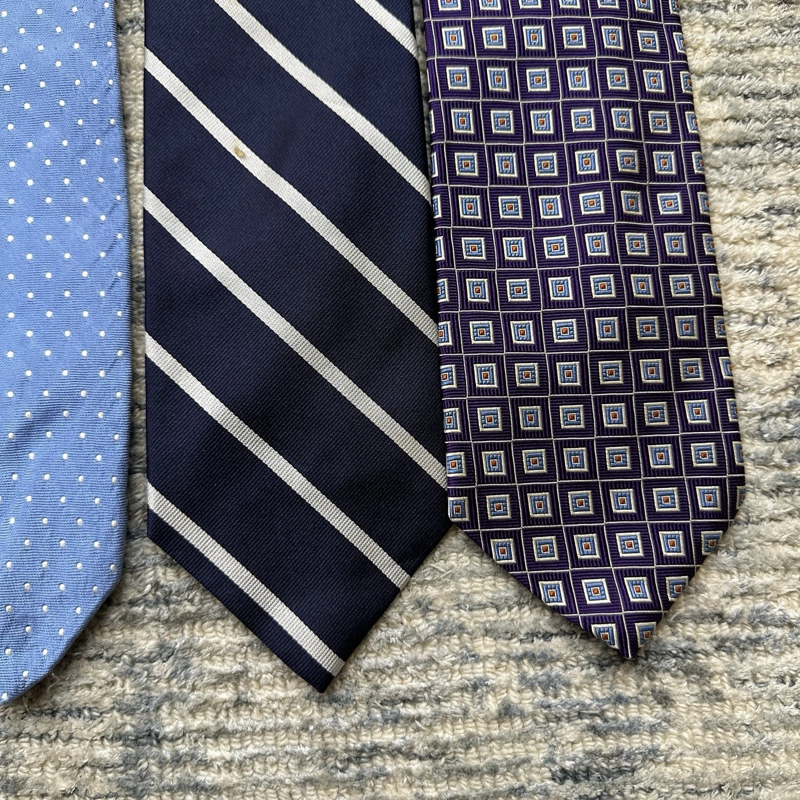 Lot of 8 Brooks Brothers Makers Silk Ties Made USA NYC Striped Geometric Dot image 7
