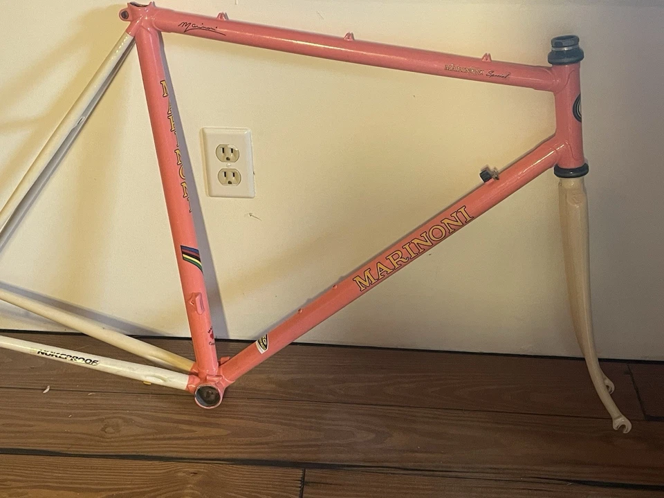 Cuadro Team Vetta “Marinoni” 56 cm! Tubo Aero! Cinelli! ¡Raro! ¡Leer! Retro Foto 4 de 4