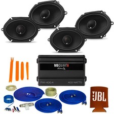 JBL Stadium For Ford 97-16 F-250 350 2-Pairs STADIUMGTO860 6x8" Speakers Amp Kit