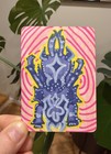 ACEO Original Blue and Pink Star Beetle Acrylic, Bug Illustration by Viristudios — photo 1