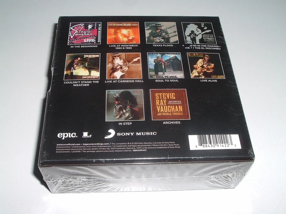 STEVIE RAY VAUGHAN & DOUBLE TROUBLE - THE COMPLETE EPIC COLLECTION - 12 x CD - Bild 2 von 3
