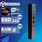HP PC MINI COMPUTER RYZEN 5 RAM 8GB SSD 250GB NVME WIN 11 WIFI RICONDIZIONATO