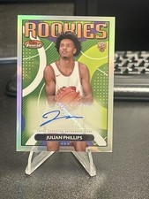 2023-24 Topps Finest - Rookie Finest Auto Julian Phillips #RFA-JP Rc Refractor