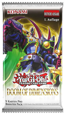 Yu-Gi-Oh! Doom of Dimensions Booster - Deutsch - Neu! - OVP!