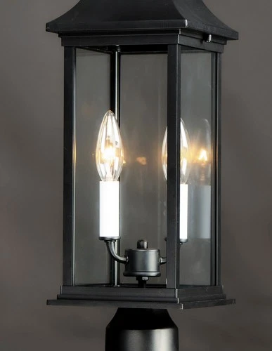 Maxim Vicksburg 6.75" Wall Lamp - Black 2-Light - Picture 3 of 4