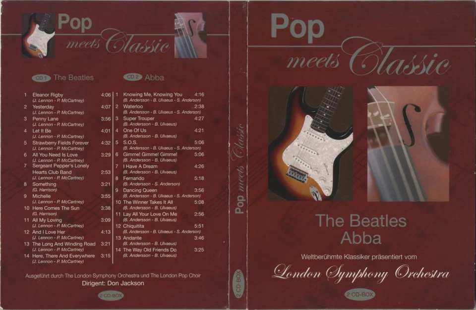 Pop Meets Classic - The Beatles & Abba - London Symphony Orchestra - 2 CD Box - Bild 3 von 4