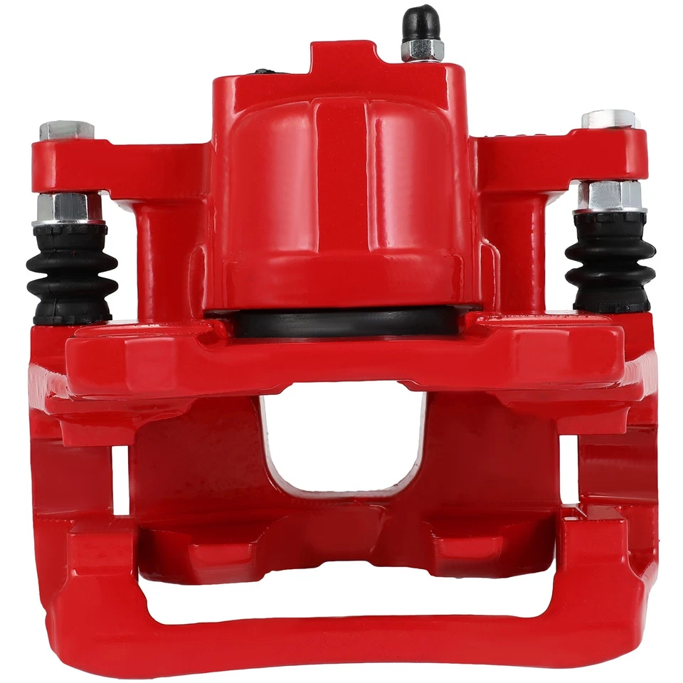 Front & Rear Red Brake Calipers For 2007-2008 Dodge Nitro 2008-2012 Jeep Liberty Foto 2 de 4