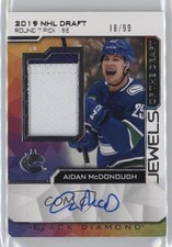 2023 Upper Deck Black Diamond Jewels of the Draft 18/99 Aidan McDonough Auto 1q2