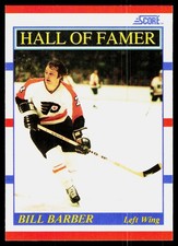 1990-91 Score - Hall of Famer Bill Barber #356