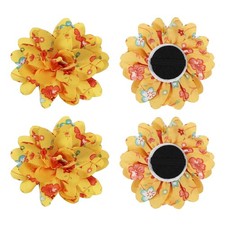 PETAXCELL Dog Collar Flowers, 3.1" Pet Flower Charms Floral 8, Yellow