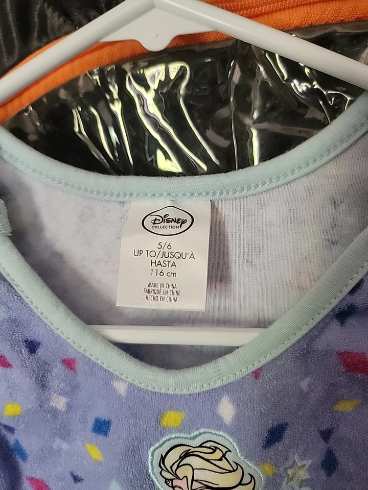 Nuevo con etiquetas Disney Frozen Natación Cubre Upf 50 Talla 5/6 Niñas Púrpura Foto 2 de 4