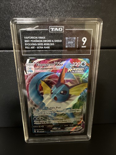 Vaporeon VMAX graded TAG 9 for sale on eBay
