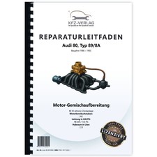 Audi 80 90 1987-1992 KE III-Jetronic Zündanlage 133 PS Werkstatthandbuch