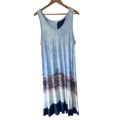 Est 1946 Sleeveless 14/16W Tie Dyed Midi Festival Boho Dress Vacation Hippie