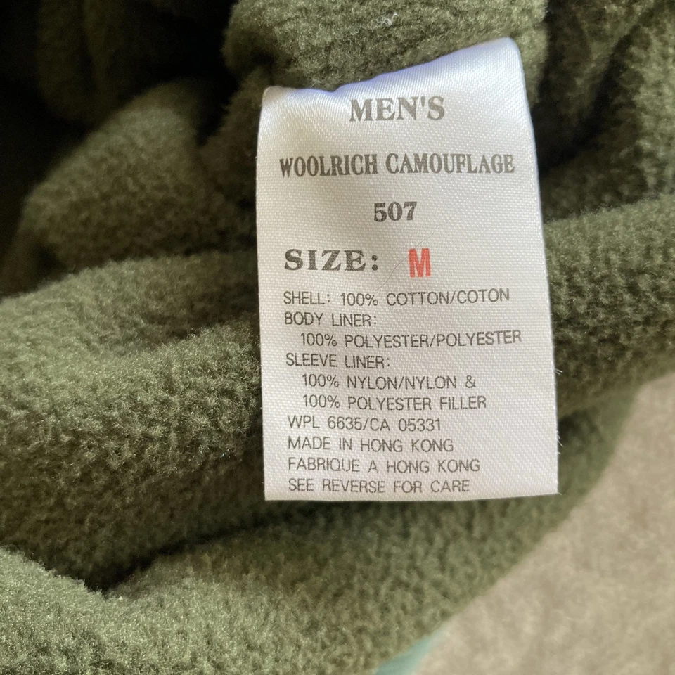 Woolrich Camp Hunting Jacket Coat Men's Medium Snap Vintage Deer Hunt Outdoors - Image 4 of 4