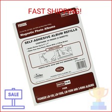 Refill Pages for LM-100, LM-100D and LM-100W Photo Albums, 10 Pages 5 Sheets ,