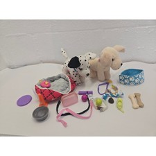 Our Generation 18 Inch Doll Puppy Dog Pet Care Accessories Plush Set Lot