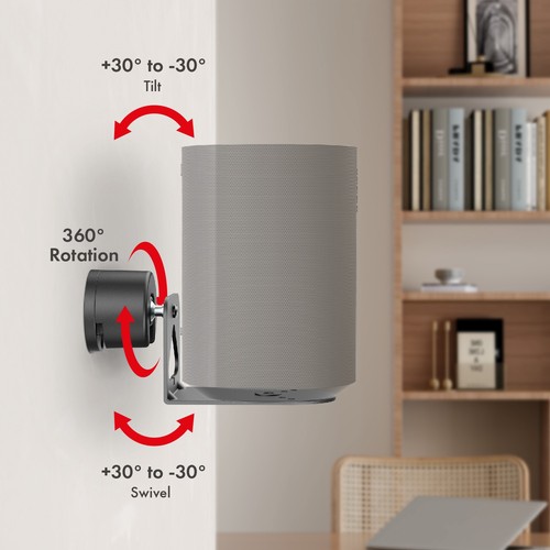 Uchwyt ścienny uniwersalny zestaw 2 szt. Maclean do Sonos Era 100 300 MC-495 - Zdjęcie 9 z 10