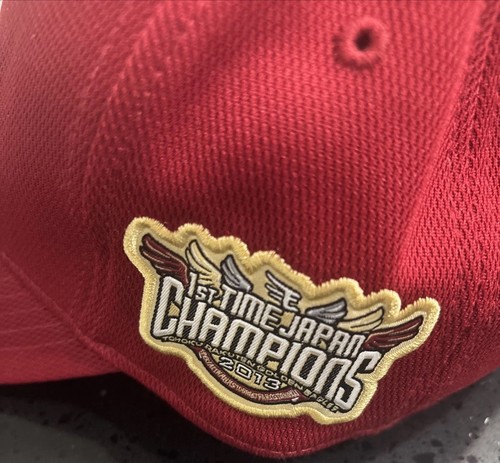 Tohoku Rakuten Golden Eagles NPB Majestic Men’s Adult Baseball Hat Cap Japan Red - Picture 3 of 6