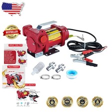 Heavy Duty 12V 10GPM Fuel Oil Transfer Pump Explosion-Proof Gasoline Diesel