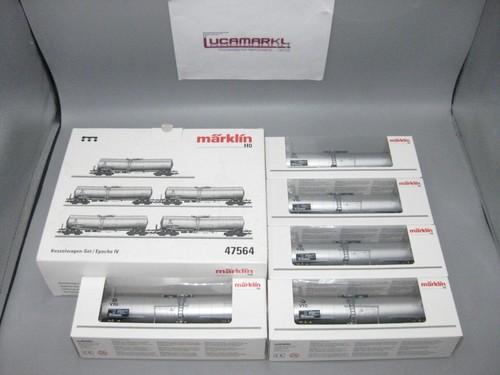 Märklin HO 47564 DB - VTG deutsches Chemie-Kesselwagen-Set, gealtert, SoMo #e594 | Zustand: Gebraucht
