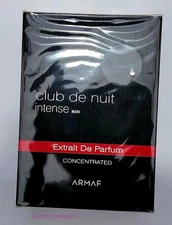 CLUB DE NUIT INTENSE MAN CONCENTRATED EXTRAIT DE PARFUM 2.37 OZ FOR MEN (NIB)
