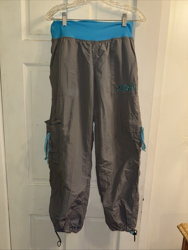 Zumba graue Cargohose mit dehnbarem Bund Größe XL