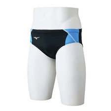 Mizuno GX SONIC STREAM Competitive Swim Briefs N2MBC52792 Black/Sax 2025AW