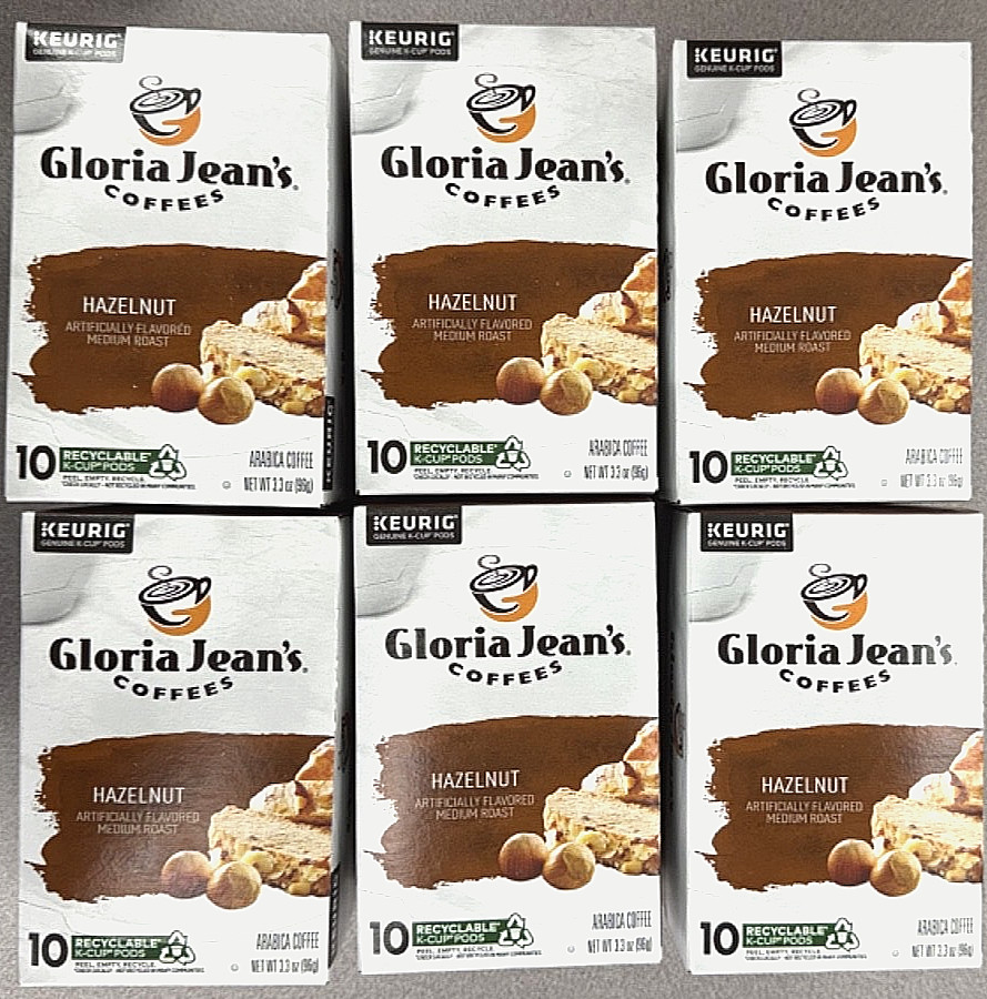 Gloria Jean's Medium Roast Hazelnut Keurig K-Cup Coffee Pods