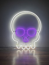 RARE LED Light Faux Neon Eyes Skull Hyde  Eek Target Halloween 2021