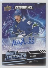 2022-23 Upper Deck Credentials Highly Anticipated Nils Aman #HA-32 Auto l5j