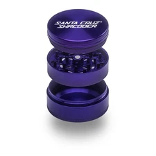 Large 3 Piece Gloss Herb Grinders by Santa Cruz Shredder-Purple