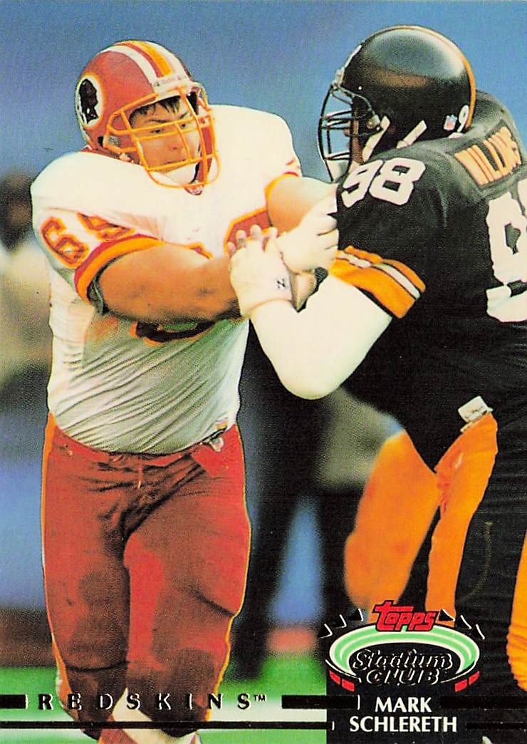 1992 Stadium Club #28 Mark Schlereth