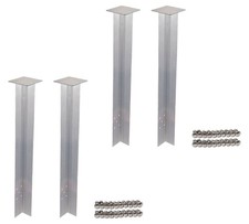 40"Viking Adjustable Aluminum Beacon Bracket for Headache Rack - Bolt-On - 2Pair