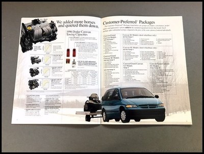 1996 Dodge Caravan and Grand Caravan Van Original 24-page Car