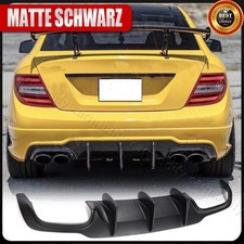 Matte Schwarz Heckdiffusor Diffusor Heckspoiler Für Mercedes W204 C300 C63 12-15