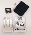 Larry Hagman of Dallas Flip Out Game by Mattel 1986 w Pouch Dice Manual Vintage
