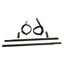 Black Center Roof Drip Trim Weather Strip Lh Rh For 2008-2013 Toyota Highlander