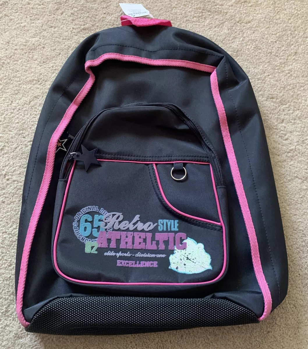 NEW NEXT BACKPACK BLACK PINK
