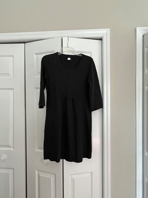 J Crew Charcoal Grey Sweater Dress in Size M | eBay