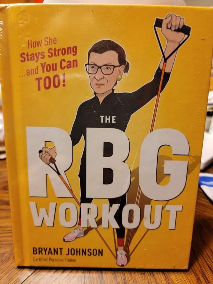 NEW The RBG Workout: How She Stays Strong and You Can Too! FACTORY  SEALED