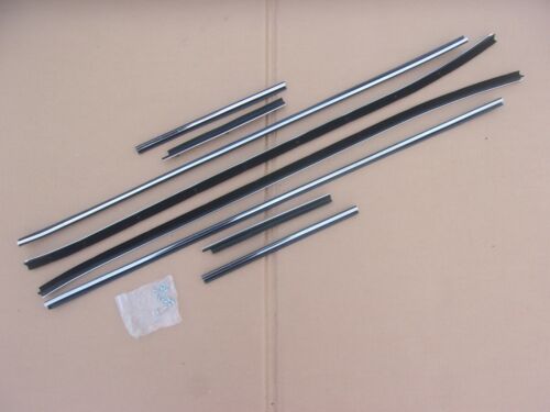 NEW 1971 72 73 74 Dodge Challenger Window Sweep Belt Weatherstrip Catwhisker Set