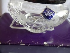 Edinburgh Crystal Argyle Rose Bowl, Boxed, 10 cm 4"