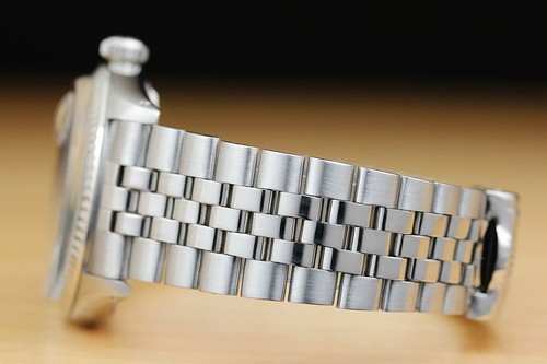 Autentico Rolex da Uomo Datejust 18K Oro Bianco Lunetta & Orologio IN Acciaio W/ - Foto 5 di 8