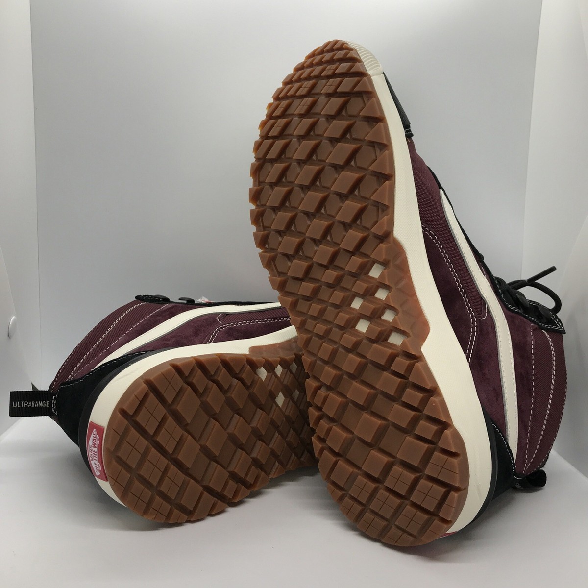 VANS UltraRange Exo Hi MTE Mens 6 Womens 7.5 Port Royale Maroon Black White Gum VANS UltraRange Hi Dl Mens 7.5, Womens 9 Port Royal Ebony  main image 4