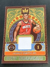 Jabari Smith Jr. Art Nouveau Memorabilia - 2022-23 Court Kings Basketball AN-JSJ