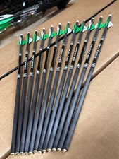1 Dozen Bohning BLACK SKY fits Killer Instinct Centerpoint Barnett Crossbow Bolt