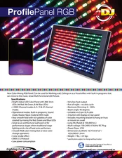 (10 used) AMERICAN DJ PROFILE PANEL RGB PRO-522 