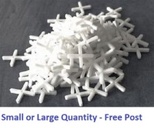 Tile Spacers Vitrex Tiling Spacer Cross Grout Line Wall Floor CHOOSE SIZE & QTY